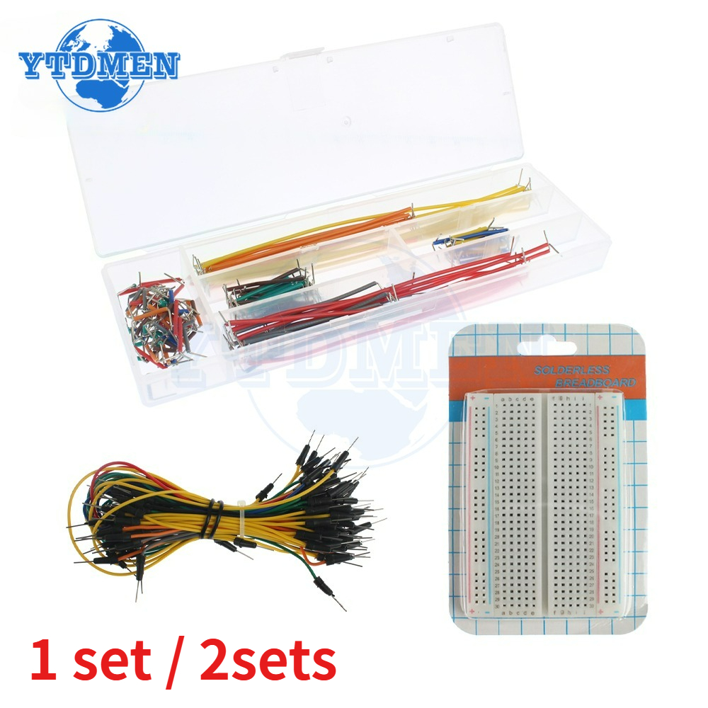 Breadboard Jumper Wire - 1/2 conjuntos de placas de pão