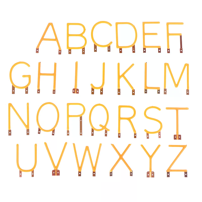 Diy Electronics News - Filamento de letra em inglês COB