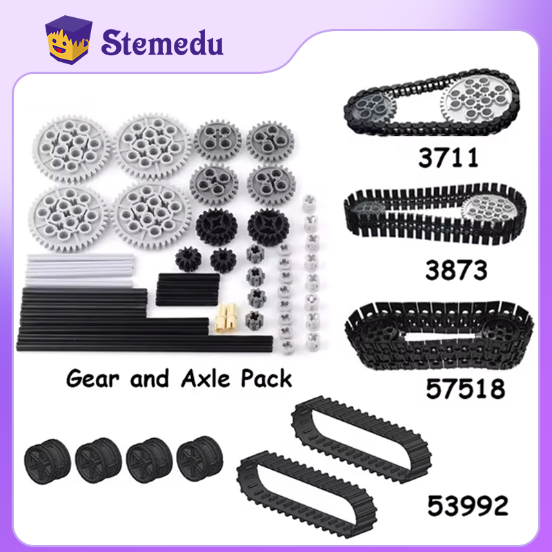 Diy Lego Electronics - MOC Technical Tracks Wheels Pack, Brinquedos