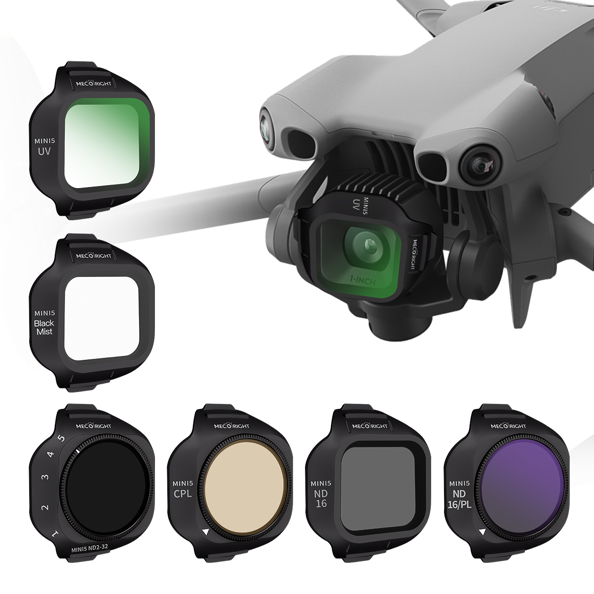Diy Drone Electronics Kit - Conjunto de Filtros Mecoright para DJI
