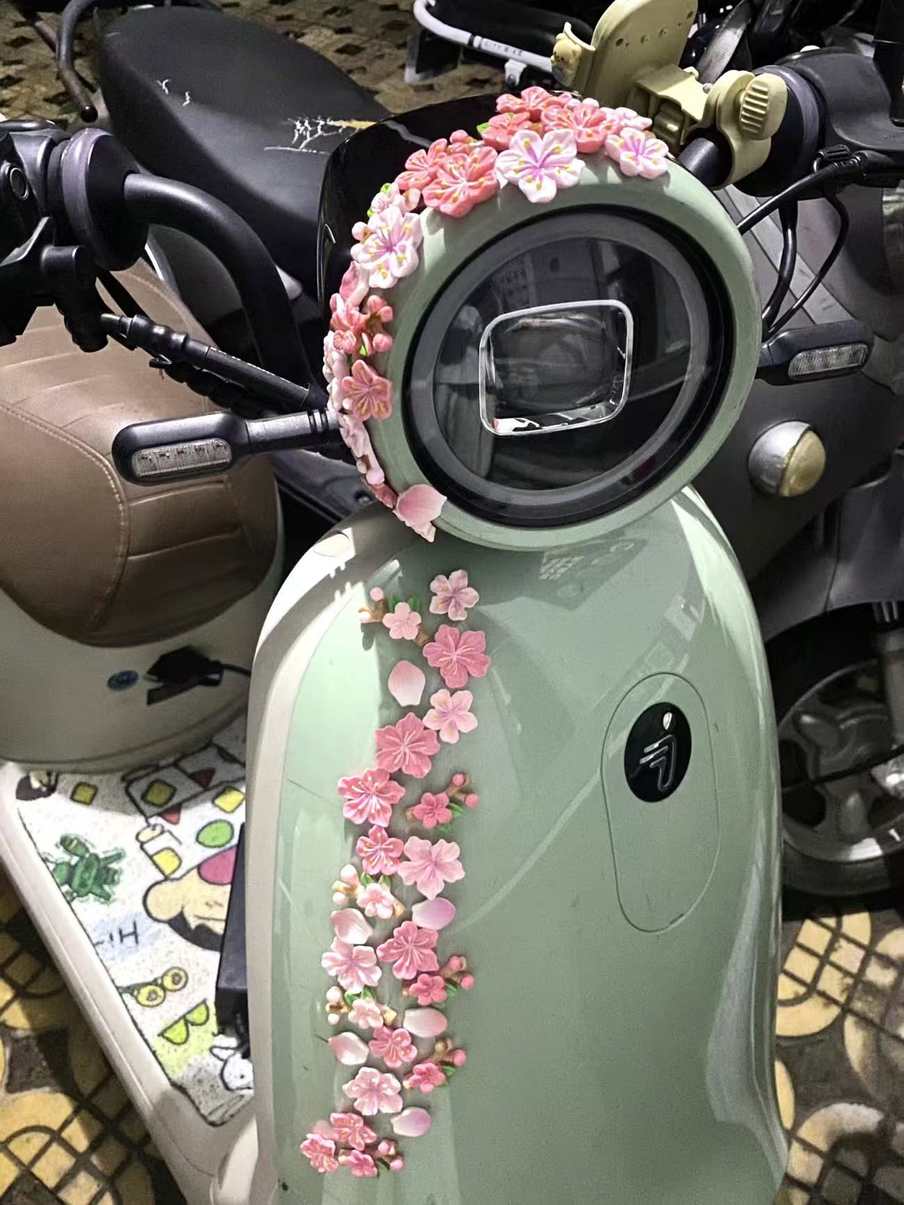 Adesivo 3D DIY Flor de Pessegu - Diy Electric Car avaliação e preço