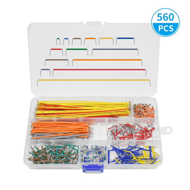 65/140/560/840 jumpers em caix - Breadboard Jumper Wire avaliação e preço