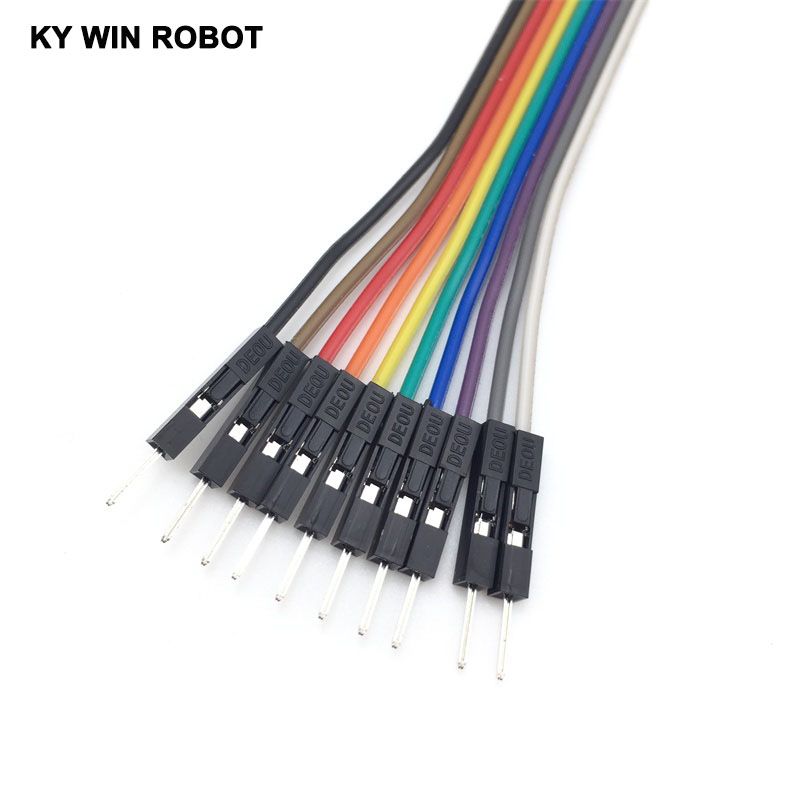 Dupont linha 10 pces 10cm 2.54 - Breadboard Jumper Wire avaliação e preço