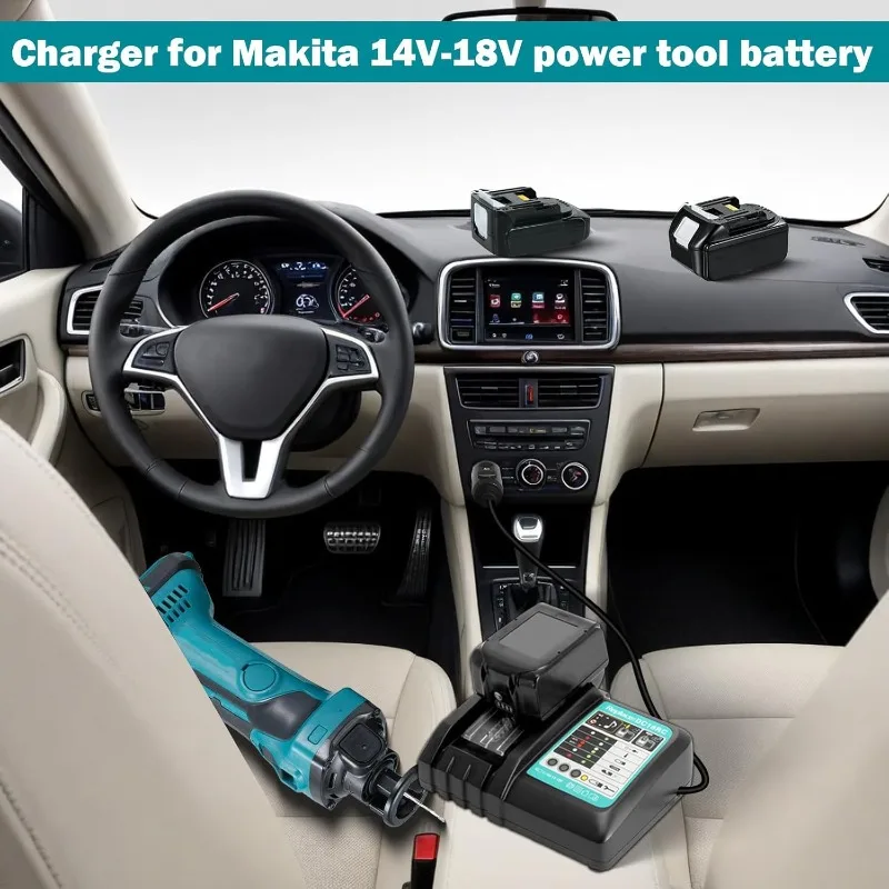 Carregador de carro 3a de bate - Makita Drill Hp1640 avaliação e preço