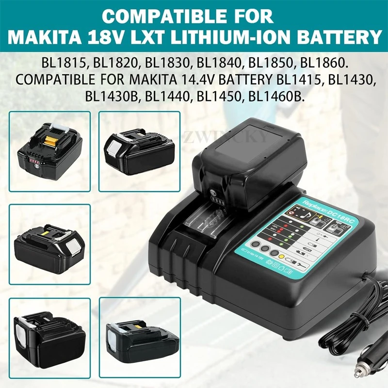 Carregador de carro 3a de bate - Makita Drill Hp1640 avaliação e preço