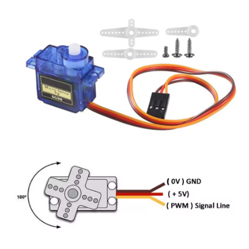 1-10 pces sg90 9g micro servo  - Servo Motor Sg90 avaliação e preço