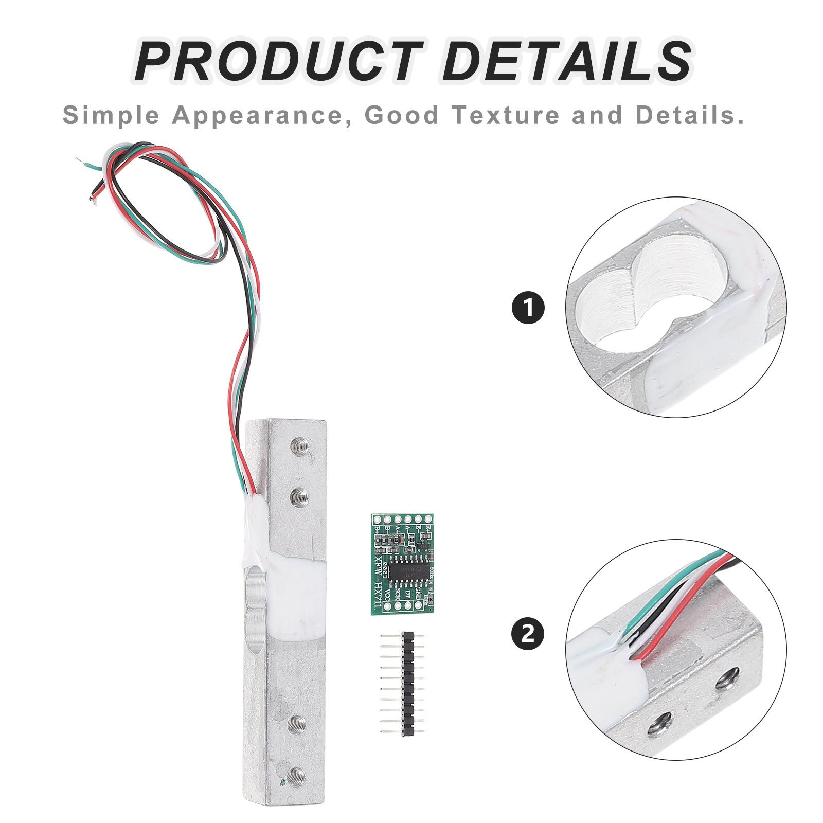 4 Peças de Módulo de Balança d - Diy Electronics Load Cell avaliação e preço