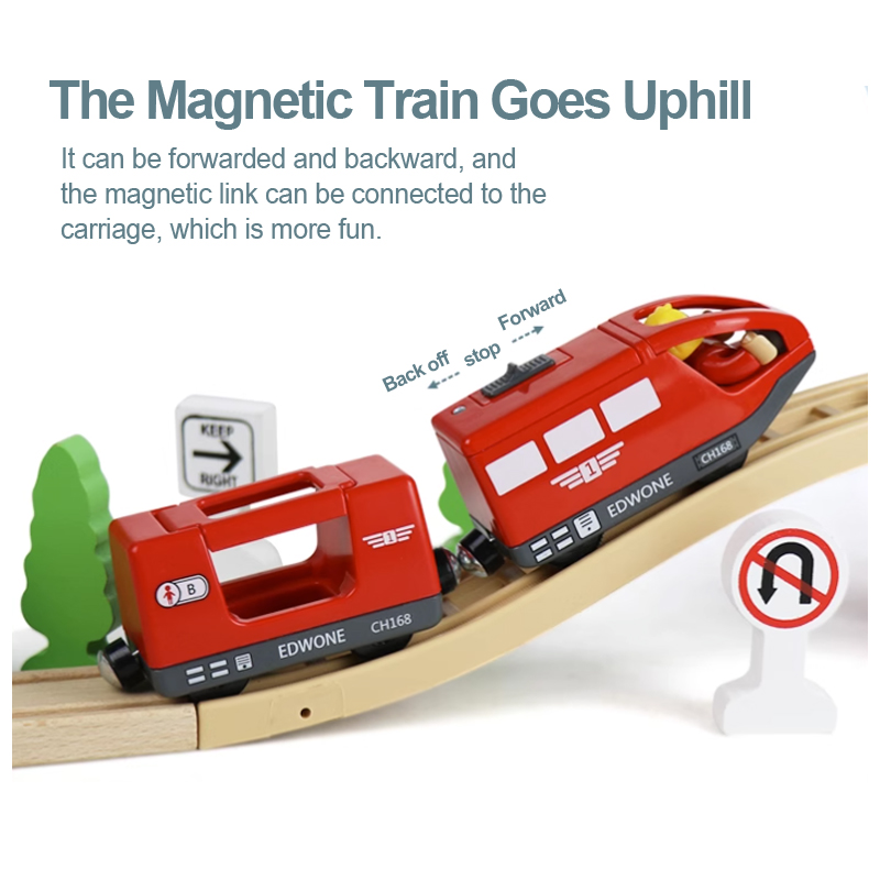 Treno de madeira ferroviário m - Diy Electric Car avaliação e preço