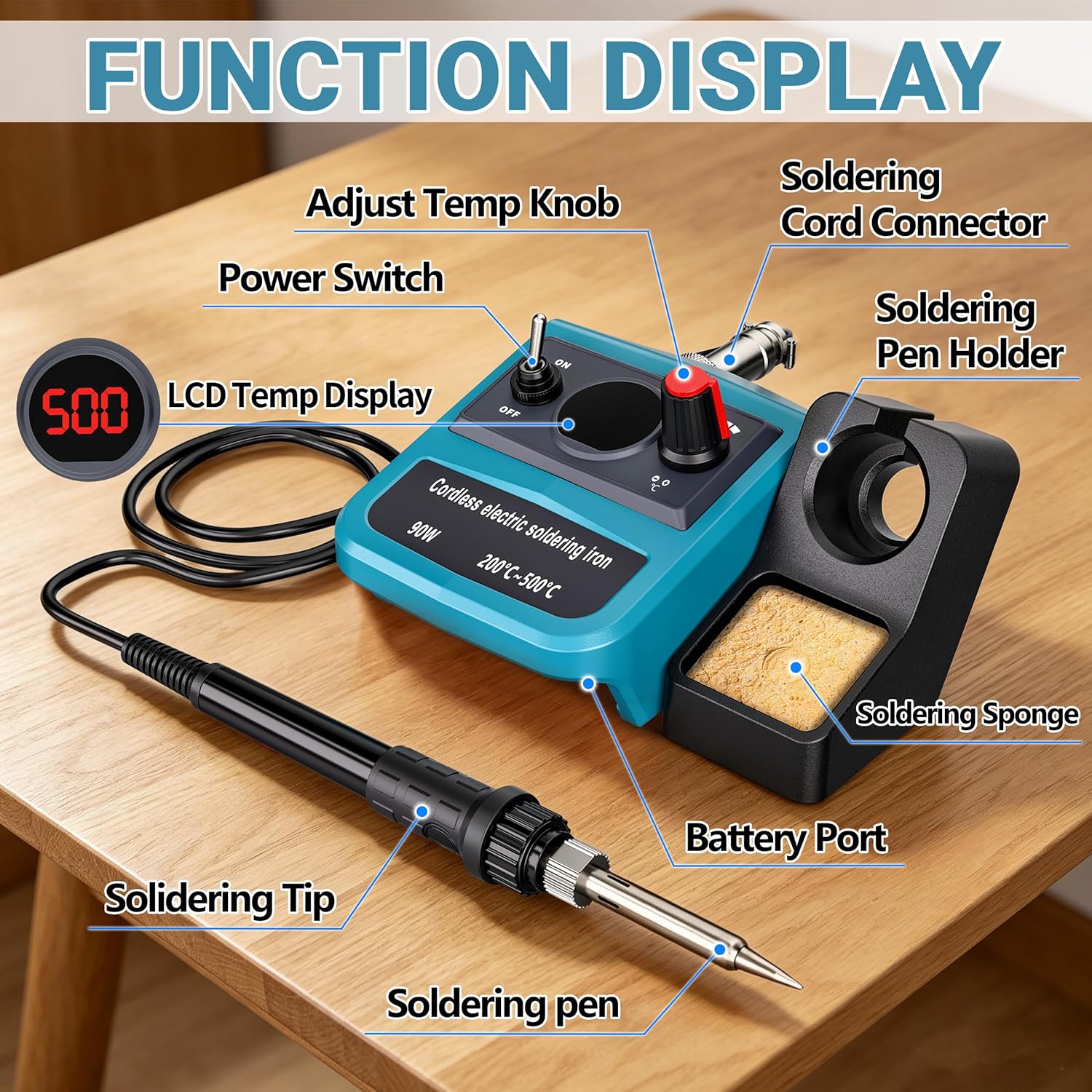 Kit de Ferro de Solda Digital  - Diy Electronics Tools avaliação e preço