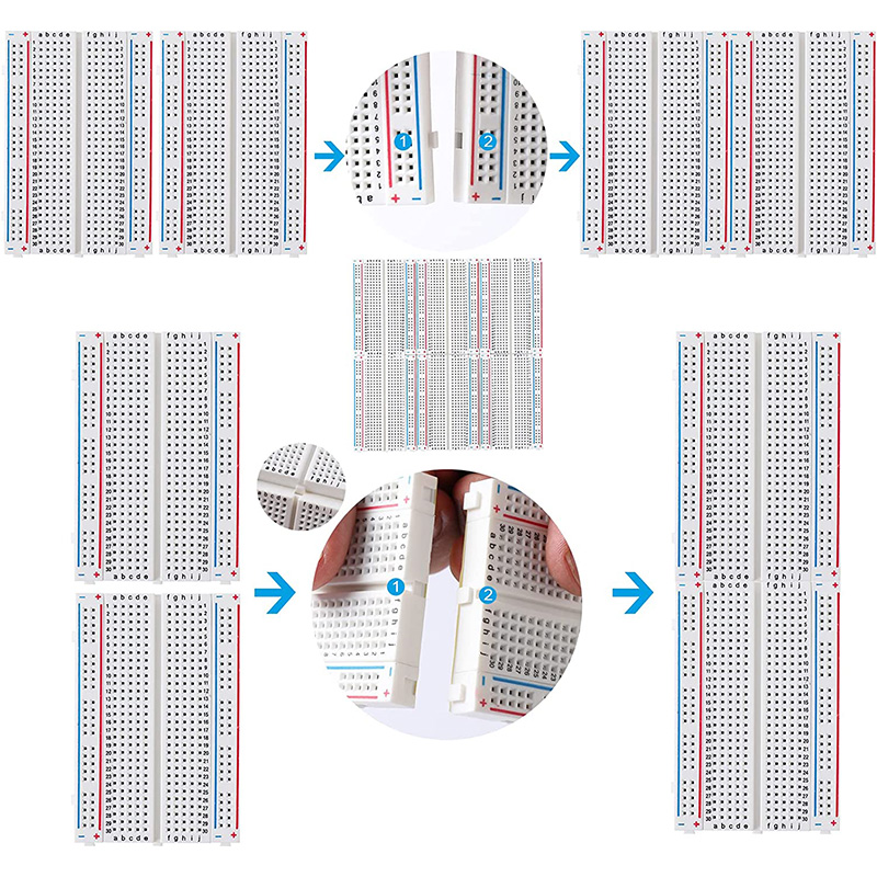 MB-102 mb102 placa de ensaio 4 - Breadboard Jumper Wire avaliação e preço