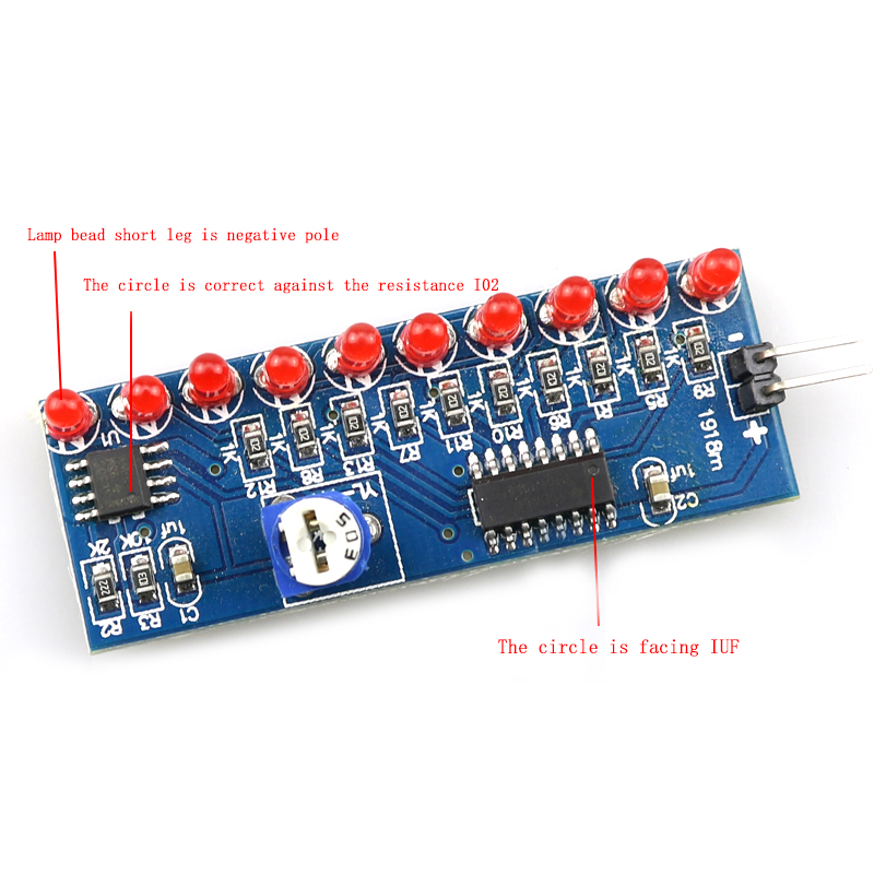 NE555 + CD4017 Running LED Flo - Diy Electronics News avaliação e preço